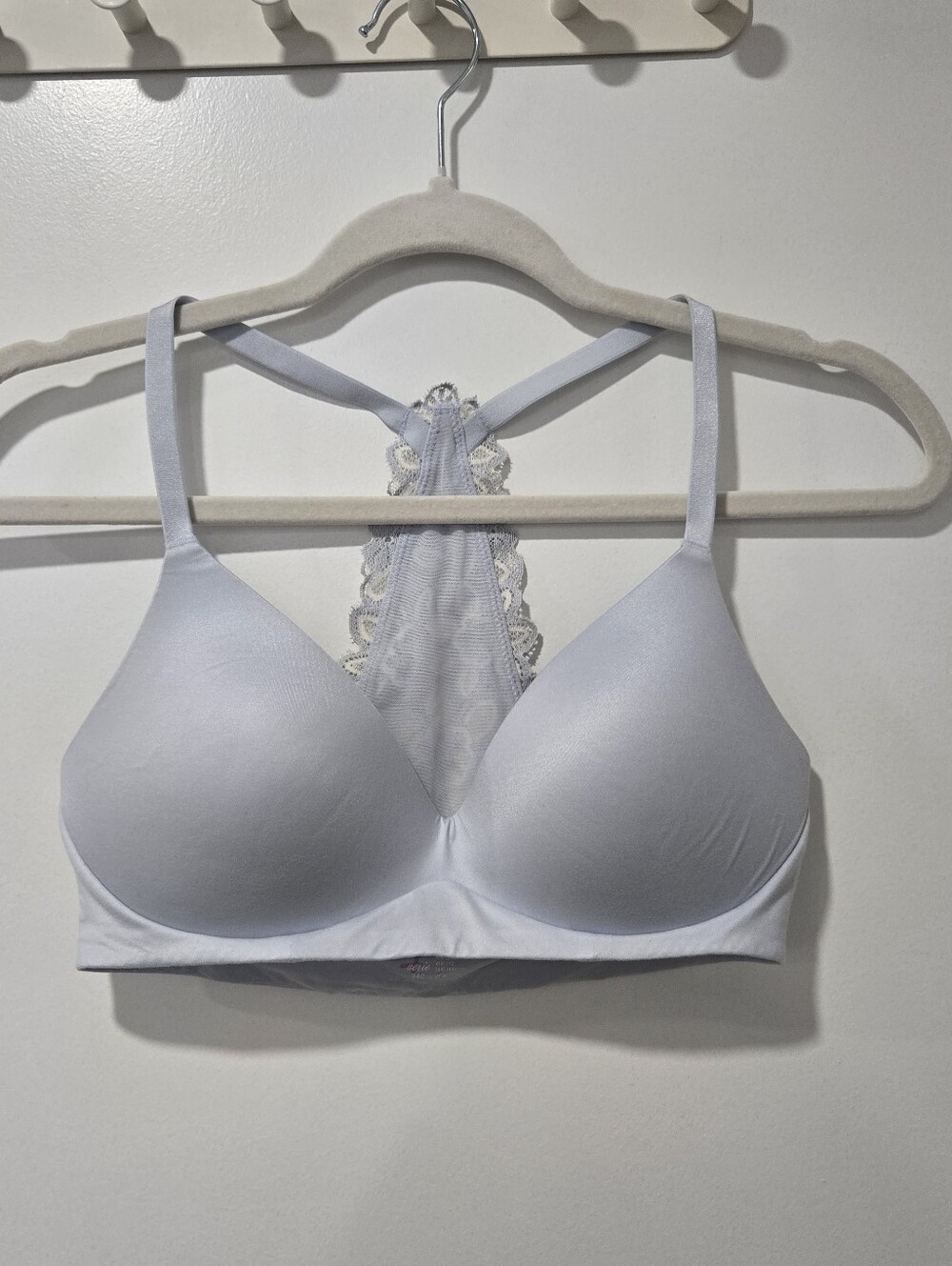 aerie Light Blue Lace-Back T-Shirt Bra